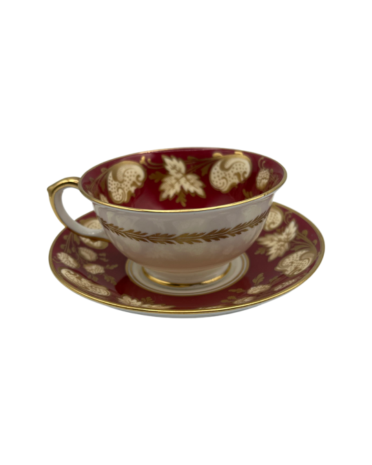 Crown Staffordshire English Tea Cup and Saucer