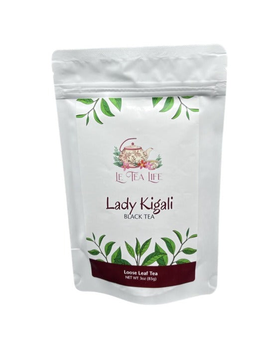 Lady Kigali Black tea loose leaf tea for Le Tea Life